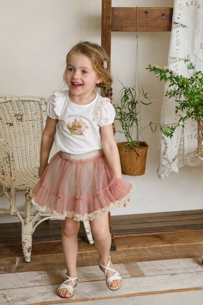 FLO12｜(75-140) 兔兔公主袖上衣12