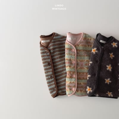 Lindo72｜(80cm-125cm) 印花刷毛背心3