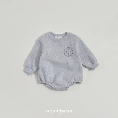 Oottbebe19｜(0m-12m) 棉質熊熊印花包屁衣13