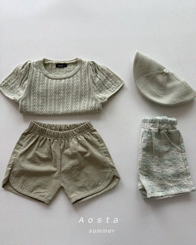 AOSTA02｜(6m-5y) 3色格子短褲16