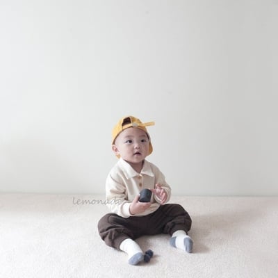 LEMONADE51｜(55cm-85cm) 2色有領素面上衣7