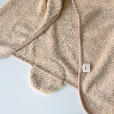 LEMONADE32｜(free) 2色小兔小熊連帽浴巾13