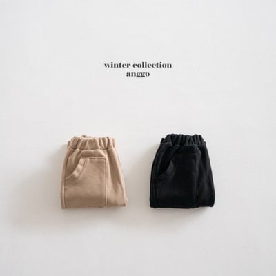 anggo21｜(75cm-120cm) 雙口袋簡約棉褲3