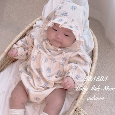 BBABBA15｜(60cm-120cm-mom)  2色田園碎花洋裝5