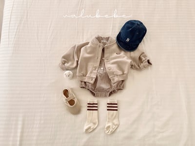 Valubebe34｜(65-90) 棒球開襟外套12