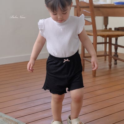 bebe nine25  (65cm-115cm) 3色彈力木耳邊打底褲1