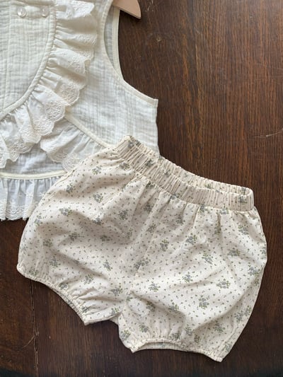 JE39｜(73-100cm) 花邊背心碎花短褲套裝20