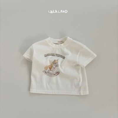 lala land15｜(3m-18m) 2色木馬印花上衣17