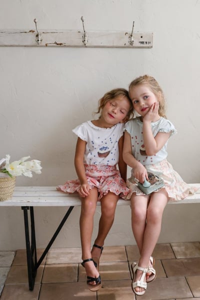 FLO24｜(75-140) 蛋糕荷葉邊上衣16