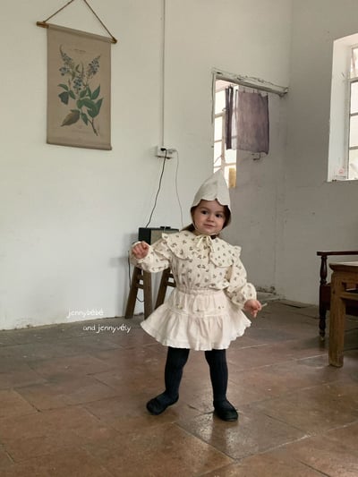 JE473｜(73-100cm) 玫瑰花蕾絲邊包屁裙10