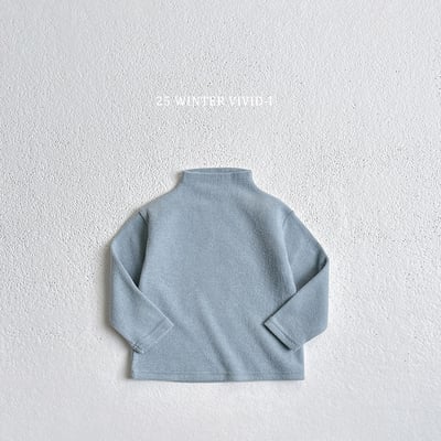 vivid79｜(78cm-125cm) 素面立領上衣11