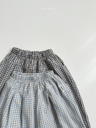 MiniRobe09｜(70-110) 格紋直筒長褲12