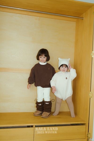 lala land09｜(60cm-83cm) 3色格蘭小熊包屁衣7