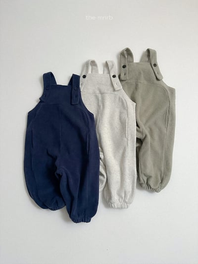 Mi07｜(70-100)    工業風絨毛吊帶褲1