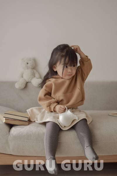 GURU GURU17｜(6m-24m) 3色條紋褲襪7