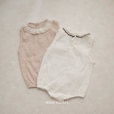mimi market19 (75-85cm)  皺皺無袖套裝2