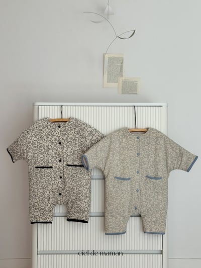 Cieldemaman03｜(6M~15M)  2色小碎花連身服1