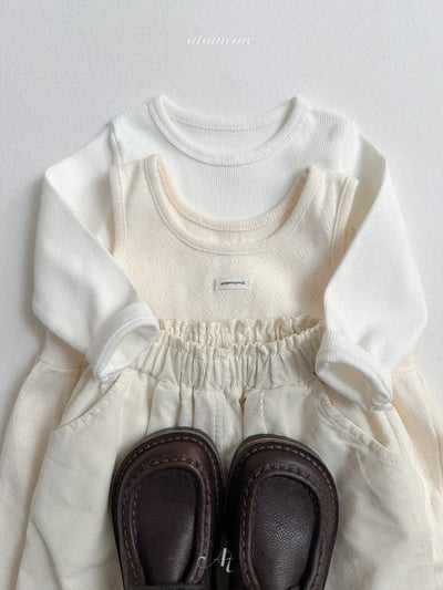 Atomeme17｜(70-110) 愛心壓紋洋裝11