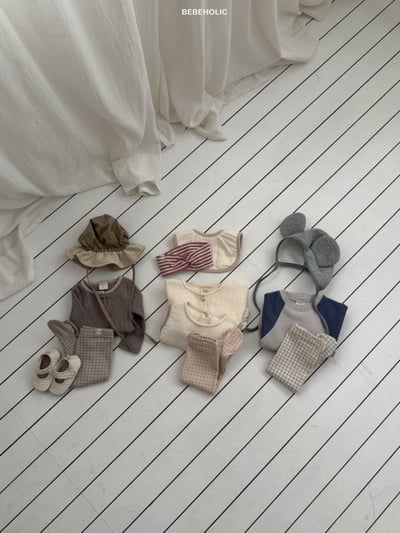 Bebe holic62｜(3m-18m) 細格紋褲襪5