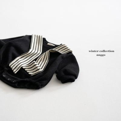 anggo33｜(3m-12m) 領結設計包屁衣8
