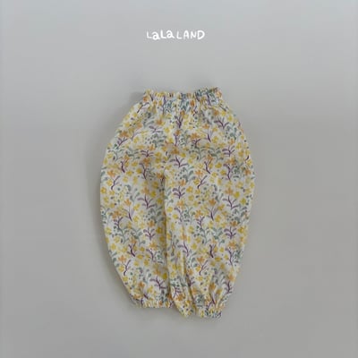 lala land70｜(75-120cm) 2色草莓格紋/碎花縮口褲20