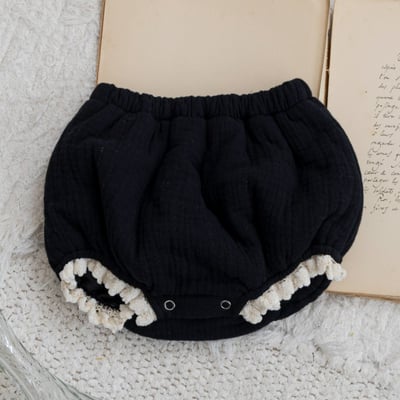 Bebe holic28｜(3m-18m) 小香風蕾絲燈籠褲3