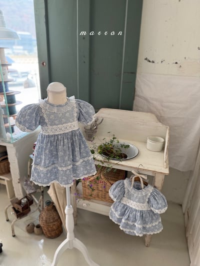 Marron06｜(3m-18m 1y-6y) 索菲亞蕾絲裙裝5