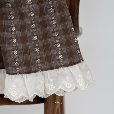 M-KIDS19｜(65-115cm) 荷葉滾邊短褲7