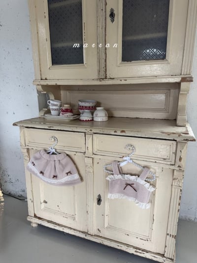 Marron 27｜(1y-6y) 蝴蝶結刷毛短裙7