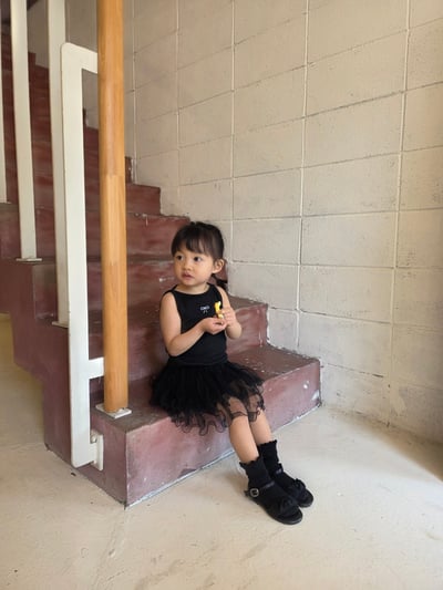 Color09｜(75-115cm) 蝴蝶結印花背心5