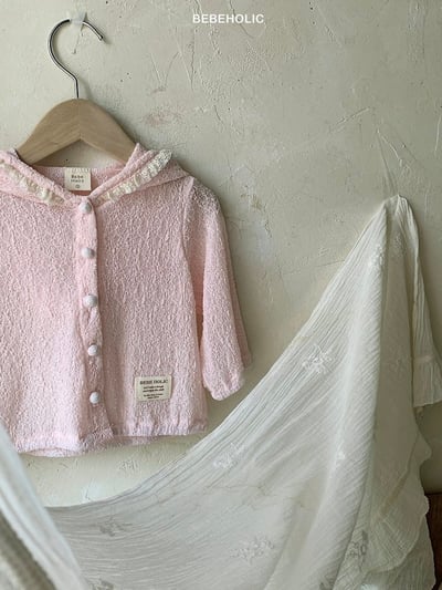 Bebe holic53｜(3m-18m) 花邊連帽開衫7