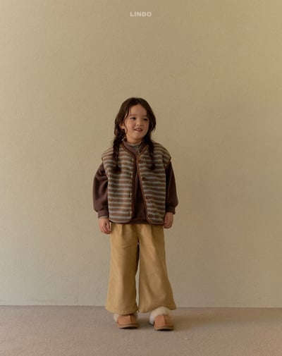 Lindo60｜(80cm-125cm) 燈芯絨直筒寬褲18