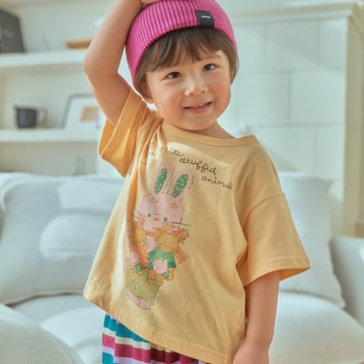 1st blue37｜(~93-118cm) 小兔印花上衣5