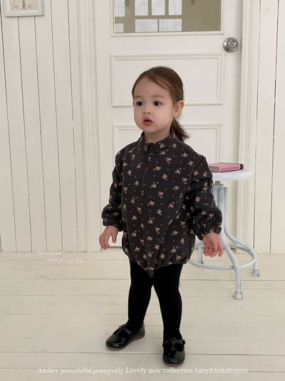 JE 254｜(66-90cm)  復古碎花包屁衣24