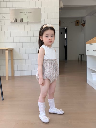 JE52｜(66-100cm) 無印花邊包屁衣/套裝17