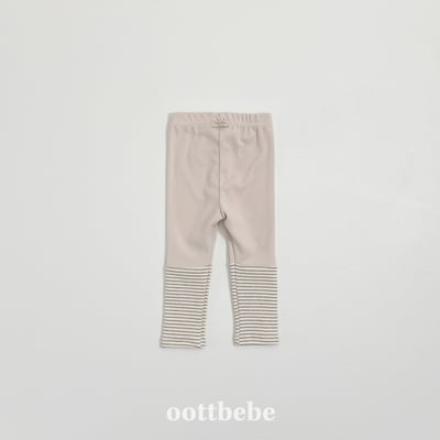 Oottbebe83｜(1y-7y)   冬季條紋拼接內搭褲12