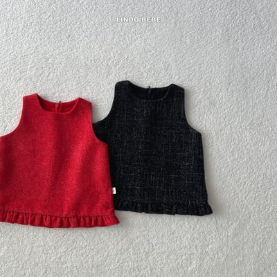 Lindo23｜(3m-18m) 小香風荷葉洋裝+天使斗篷12