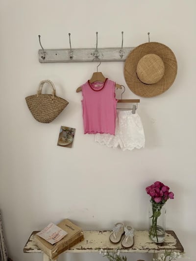 LePetitmot18｜(80-125cm) 木耳邊無袖上衣2