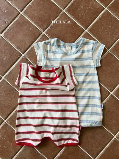 thelala59｜ (0m-18m) 條紋包屁扣4