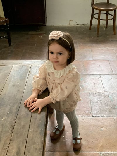 JE550｜(66-120cm) 甜美蕾絲領碎花包屁衣/洋裝18