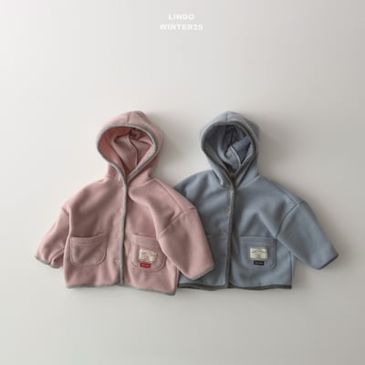 Lindo76｜(80cm-125cm) 磨毛連帽外套1