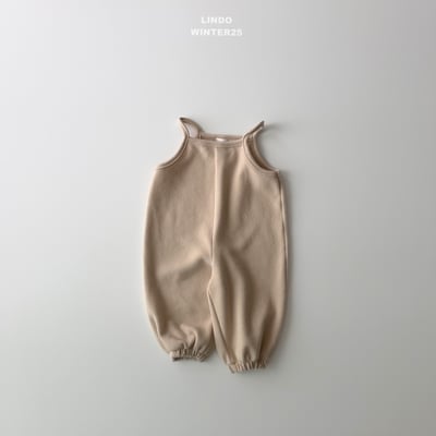 Lindo35｜(80cm-125cm) 磨毛肩帶連身褲3