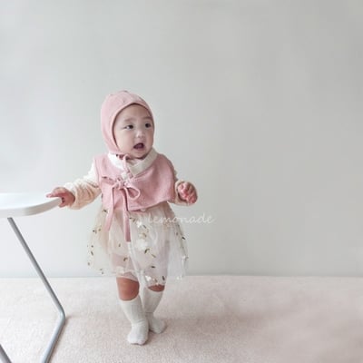 LEMONADE24｜(55cm-85cm) 2色韓服套裝含帽子2