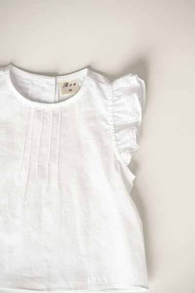 ROA21｜(6m-18m) 2色荷葉袖無袖上衣13