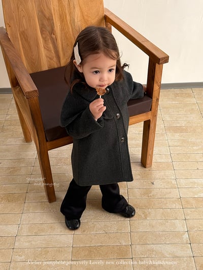 JE 638｜(80-110cm)  復古翻領大衣19