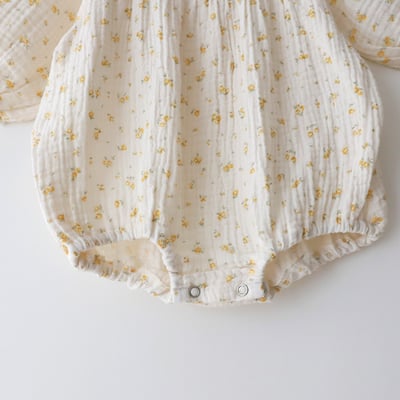 LEMONADE05｜(55cm-85cm) 2色滿版櫻桃/碎花包屁衣含帽子11