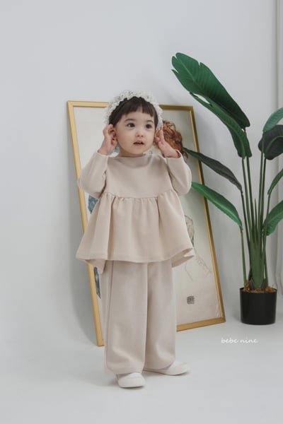 bebe nine14  (65-115) 2色經典蝴蝶結綁帶套裝9