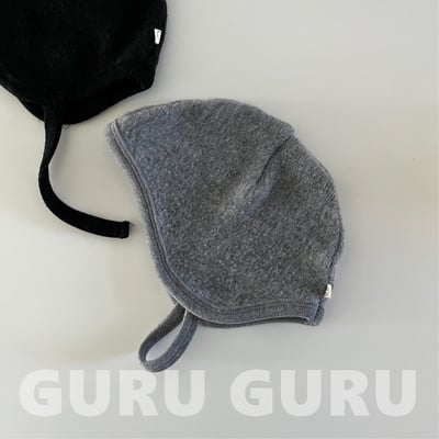 GURU GURU06｜(6m-24m) 4色磨毛綁帶帽4