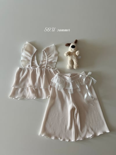 SO.U22｜(6m-4y) 荷葉細條套裝9