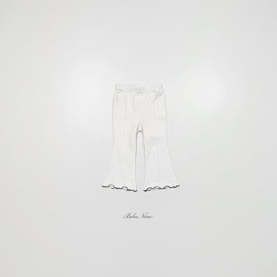 bebe nine18  (65cm-115cm) 2色木耳邊喇叭褲6